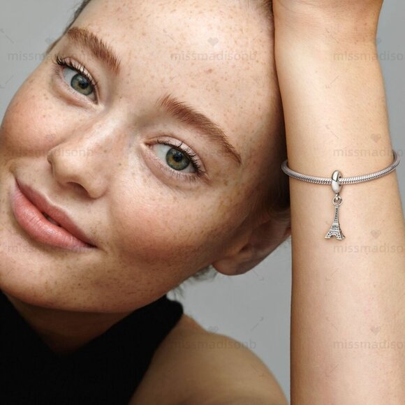 Pandora Paris Eiffel Tower Dangle Charm - Picture 5 of 5